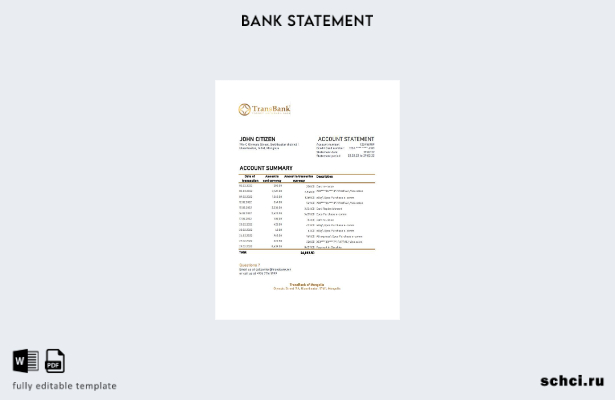 цифровая загрузка шаблона Excel выписки по трансбанку Монголии